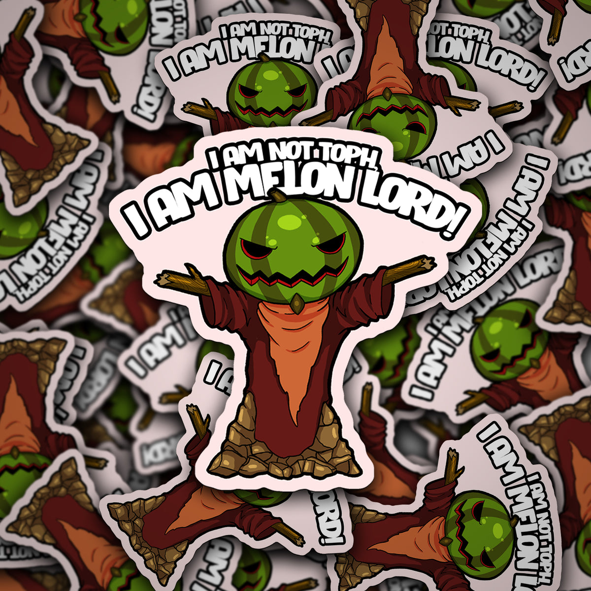 Melon Lord Avatar the Last Airbender Sticker Something Major Art