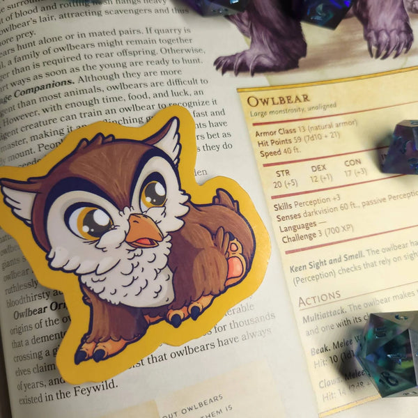 Owlbear D&D Sticker