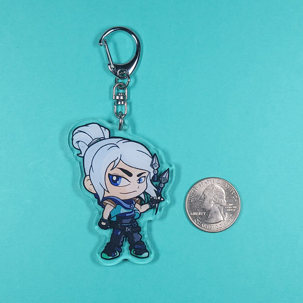 Omen Valorant Acrylic Charm