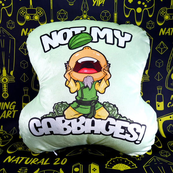 Cabbage Man Avatar Pillow Plush