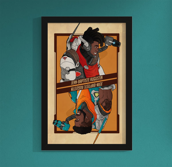 Baptiste Flip Overwatch Print