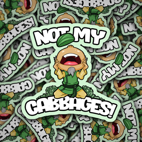 Cabbage Man Avatar Sticker
