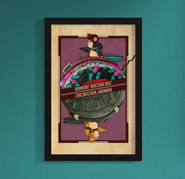 Wreckingball Flip Overwatch Print