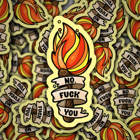 Fuck You Firebringer Sticker
