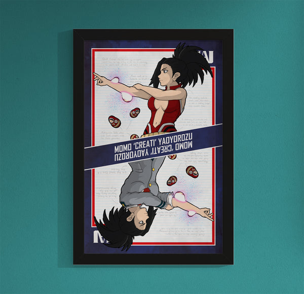 Momo Flip My Hero Print