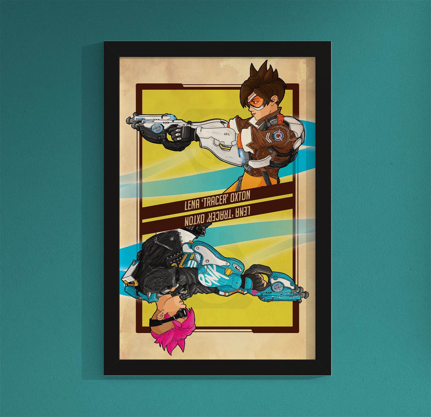 Tracer From Overwatch Art Print 